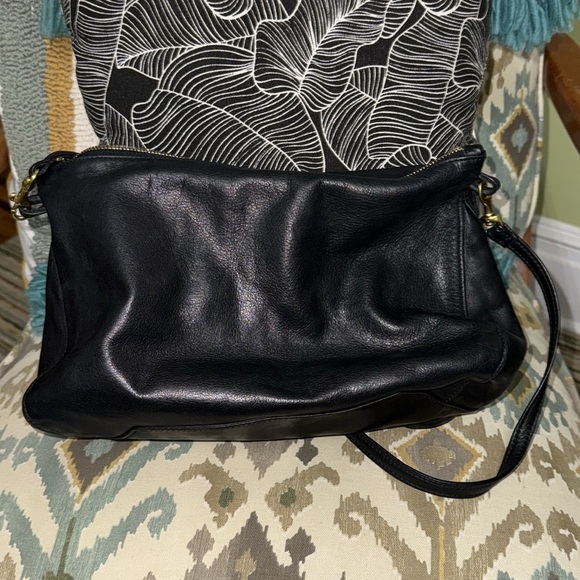 Clare V Gosee black leather and suede - Picture 8 of 10